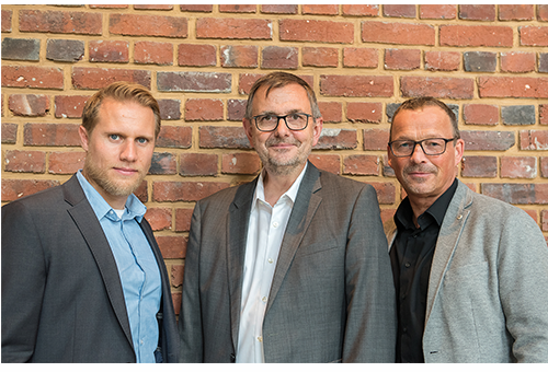 DELABIE COMMERCIAL AUSTRIA von links nach rechts: Bernhard Skof, Bernd Heisig, Klaus Hofstetter. 