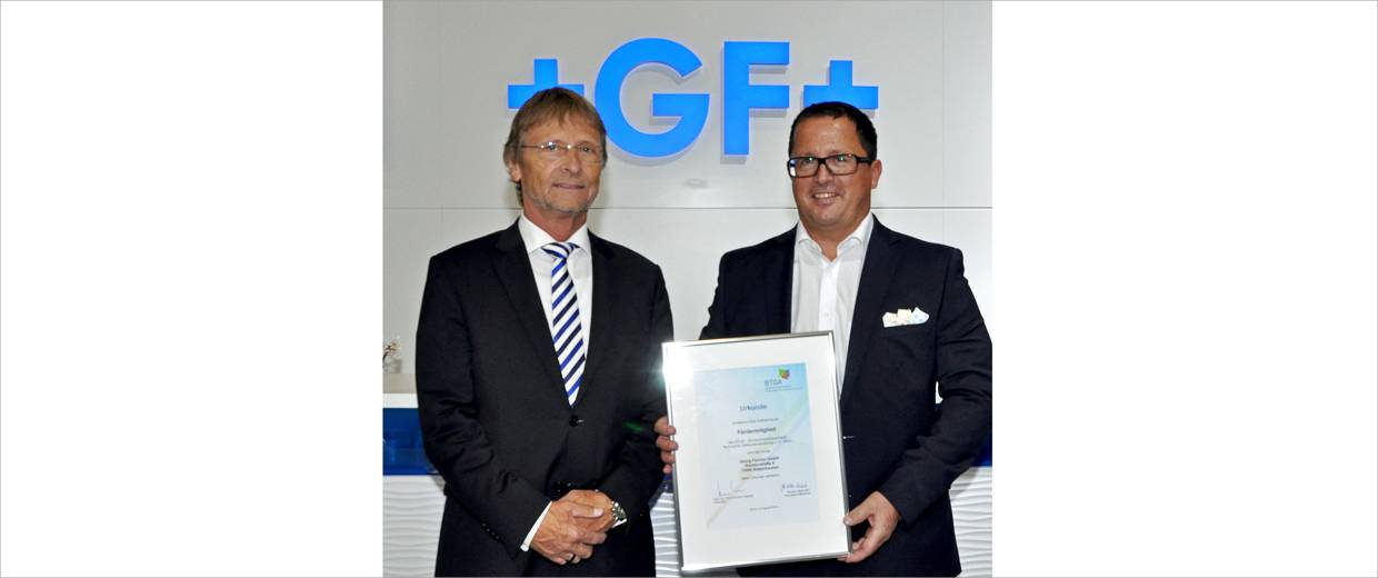 Georg Fischer GmbH neues Fördermitglied des BTGA