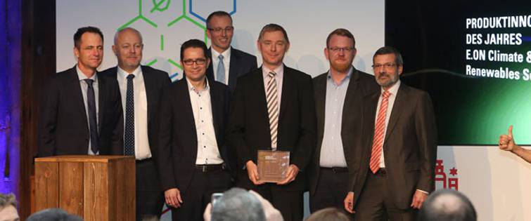 Gewinnerteam des German Renewables Award 2017 von E.ON Climate&Renewables. (Quelle: Erneuerbare Energien Hamburg Clusteragentur GmbH)