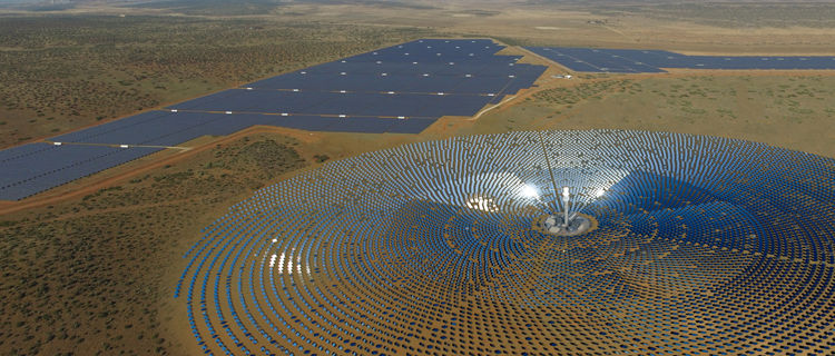 DLR Solarkraftwerk Redstone Südafrika