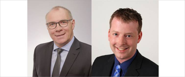 Dr. Wilfried Plum (links) und Elmar Pohl sind ab Juni 2019 Geschäftsführer am OWI. (Quelle: OWI)