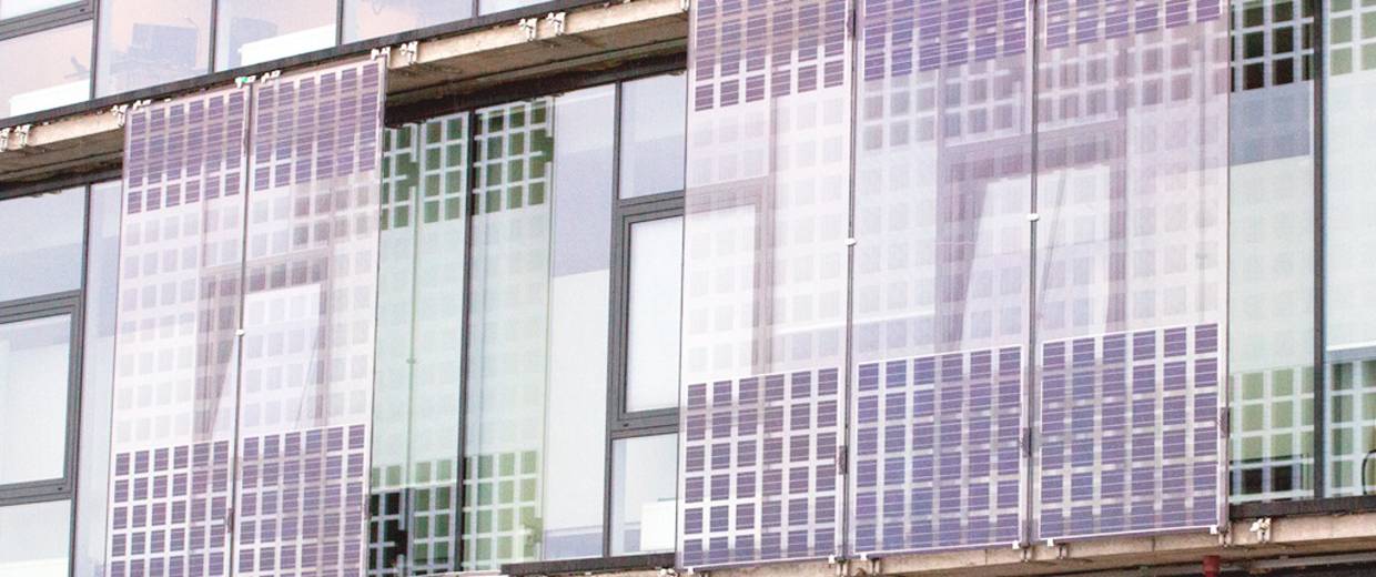 EU-Projekt „SmartFlex Solarfacades“, Solarfassade